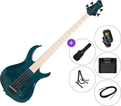 4-strenget basguitar Sire Marcus Miller M2-4 2nd Gen SET 2 Transparent Blue 4-strenget basguitar - 1