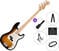 E-Bass Fender Squier Sonic Precision Bass MN SET 2 2-Color Sunburst E-Bass