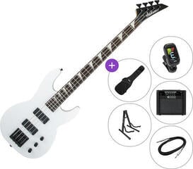E-Bass Jackson JS Series Concert Bass JS2 AH SET 2 Snow White E-Bass