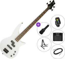 E-Bass Jackson JS Series Spectra Bass JS2 IL SET 2 Snow White E-Bass