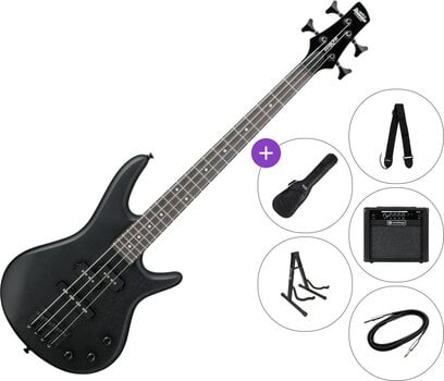 Basso Elettrico Ibanez GSRM20B-WK SET 2 Weathered Black Basso Elettrico - 1