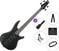Basso Elettrico Ibanez GSRM20B-WK SET 2 Weathered Black Basso Elettrico