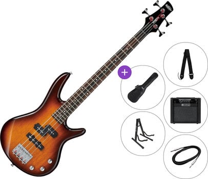 Bajo de 4 cuerdas Ibanez GSRM20-BS SET 2 Brown Sunburst Bajo de 4 cuerdas - 1