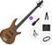 Električna bas gitara Ibanez GSR180-LBF SET 2 Transparent Light Brown Flat Električna bas gitara
