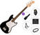 4-kielinen bassokitara Fender Squier Sonic Bronco Bass LRL SET 2 Black 4-kielinen bassokitara