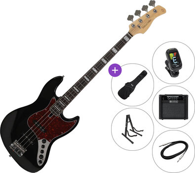 E-Bass Sire Marcus Miller V7 Alder-4 2nd Gen SET 2 Black E-Bass - 1