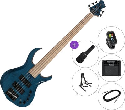 5 žičana bas gitara Sire Marcus Miller M2-5 2nd Gen SET 2 Transparent Blue 5 žičana bas gitara - 1