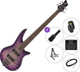 5-keelne basskitarr Jackson JS Series Spectra Bass JS3Q V SET 2 Purple Phaze 5-keelne basskitarr