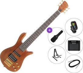 6-string Bassguitar SX SWB1/6 SET 2 Natural 6-string Bassguitar