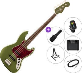 Basso Elettrico Fender Squier FSR Classic Vibe '60s Jazz Bass IL SET 2 Olive Basso Elettrico