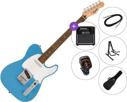 E-Gitarre Fender Squier Sonic Telecaster LRL SET 2 California Blue E-Gitarre - 1