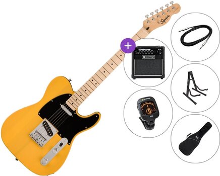 Gitara elektryczna Fender Squier Sonic Telecaster MN SET 2 Butterscotch Blonde Gitara elektryczna - 1
