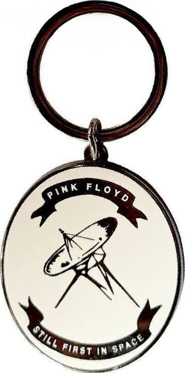 Glazbeni privjesak Pink Floyd First In Space Oval Privjesak za ključeve