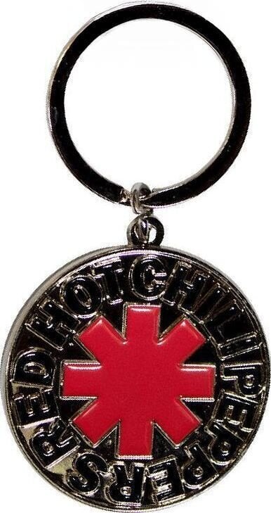 Music pendant Red Hot Chili Peppers Asterisk Logo Silver Key Chain