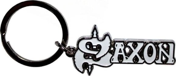 Музикална висулка Saxon White Logo Ключодържател - 1