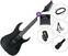 Electric guitar Ibanez GRGR330EX-BKF SET 2 Black Flat Electric guitar