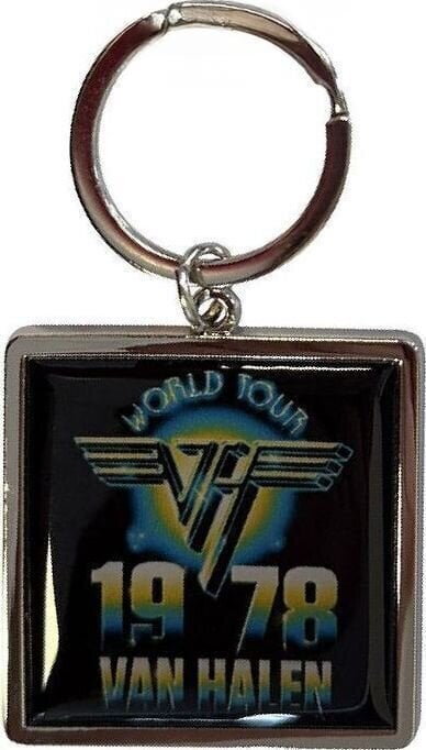 Music pendant Van Halen World Tour '78 Key Chain