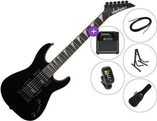 Chitarra Elettrica Jackson JS1X Dinky Minion AH FB SET 2 Black Chitarra Elettrica