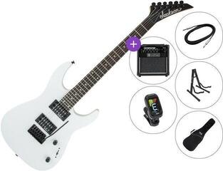 Chitarra Elettrica Jackson JS12 Dinky AH SET 2 Snow White Chitarra Elettrica