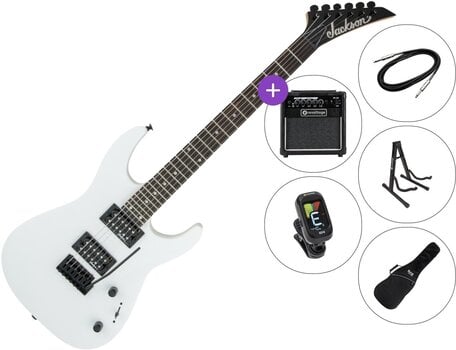 Elektrická kytara Jackson JS12 Dinky AH SET 2 Snow White Elektrická kytara - 1