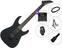 Gitara elektryczna Jackson JS11 Dinky AH SET 2 Black Gitara elektryczna
