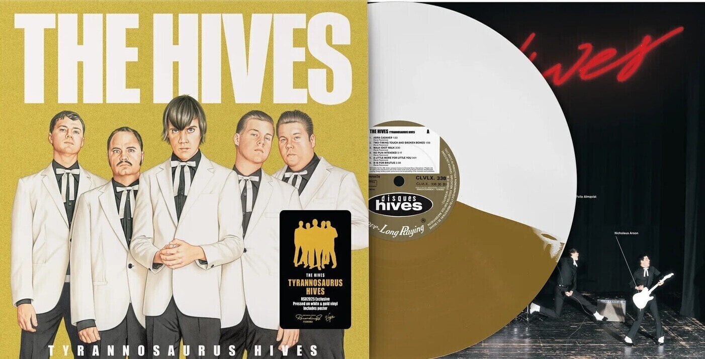 LP ploča The Hives - Tyrannosaurus Hives (Limited Edition) (White & Gold Coloured) (LP)