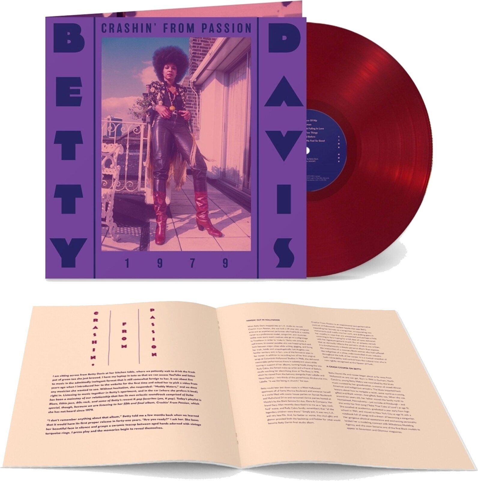 Disc de vinil Betty Davis - Crashin' From Passion (Red Coloured) (LP)
