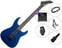 Guitarra elétrica Jackson JS11 Dinky AH SET 2 Metallic Blue Guitarra elétrica