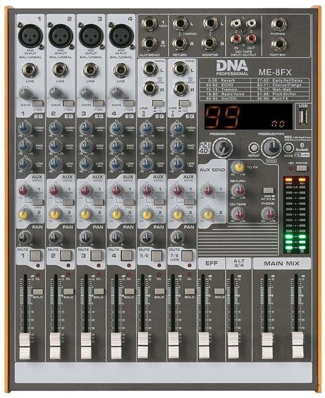 Mixer analog DNA ME-8FX Mixer analog