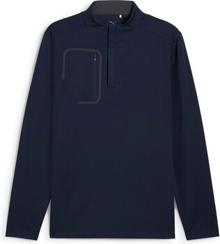 Суичър/Пуловер Puma Cloudspun Tech 1/4 Zip Deep Navy XL Суитшърт - 1