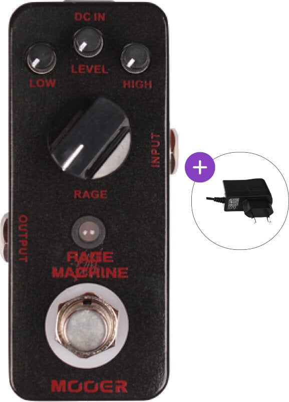 Gitarski efekt MOOER Rage Machine SET Gitarski efekt