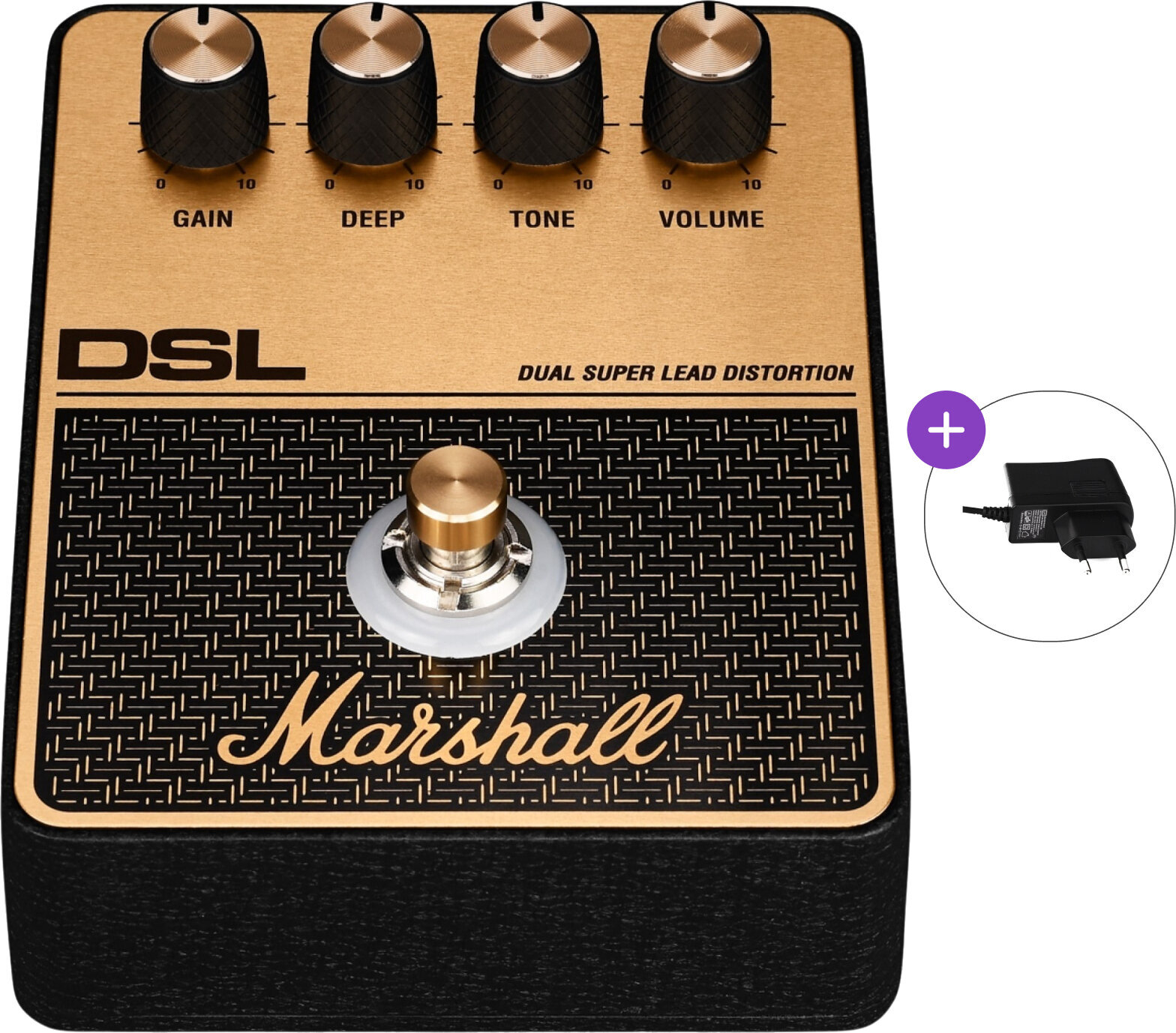 Efeito para guitarra Marshall DSL Overdrive SET Efeito para guitarra