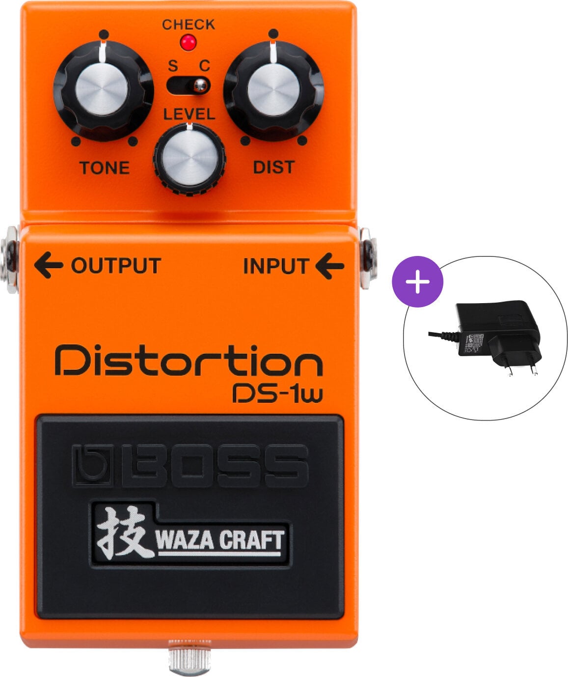 Gitaareffect Boss DS-1W SET Gitaareffect