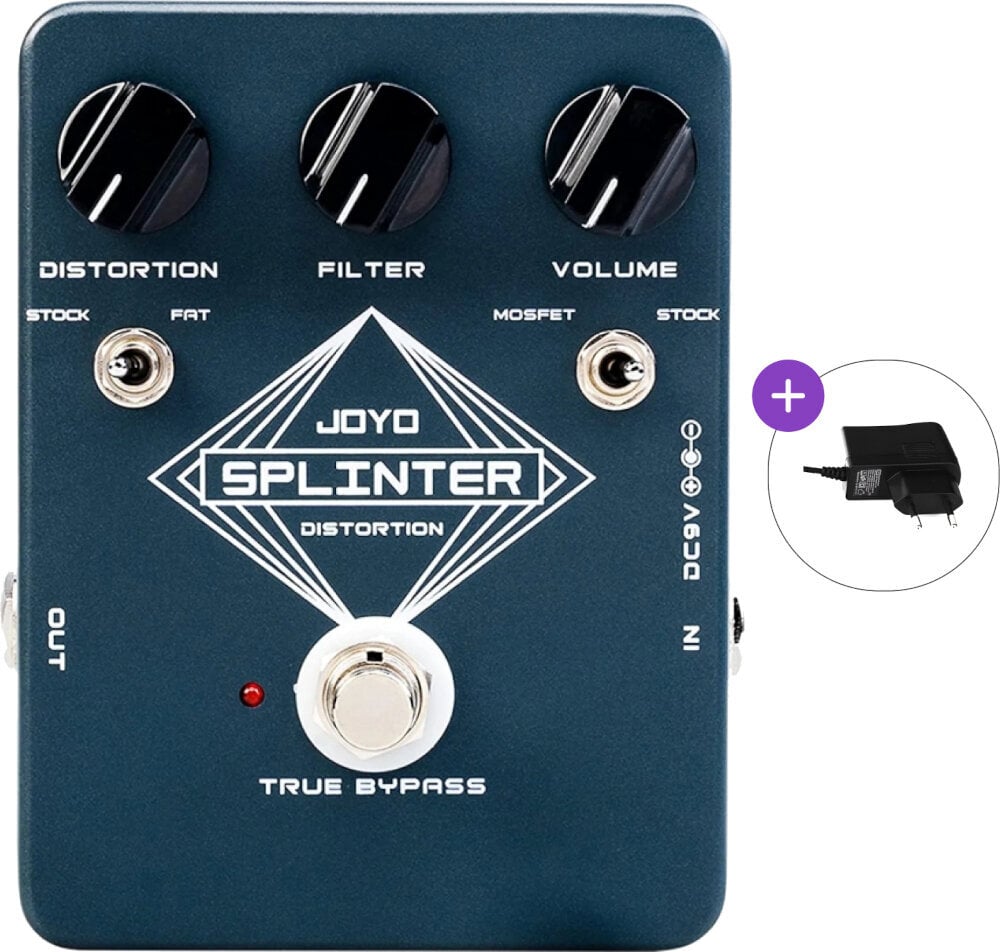 Gitarski efekt Joyo JF-21 Splinter Distortion SET Gitarski efekt