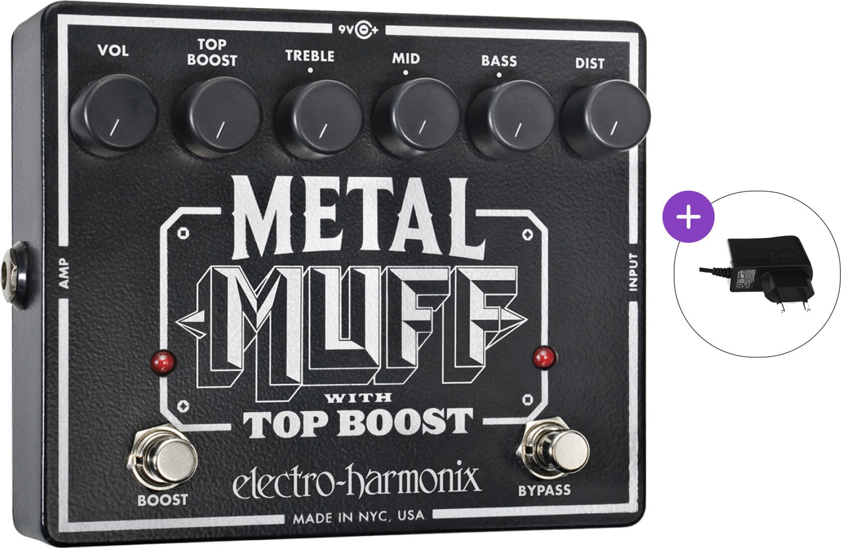 Gitarski efekt Electro Harmonix Metal Muff SET Gitarski efekt