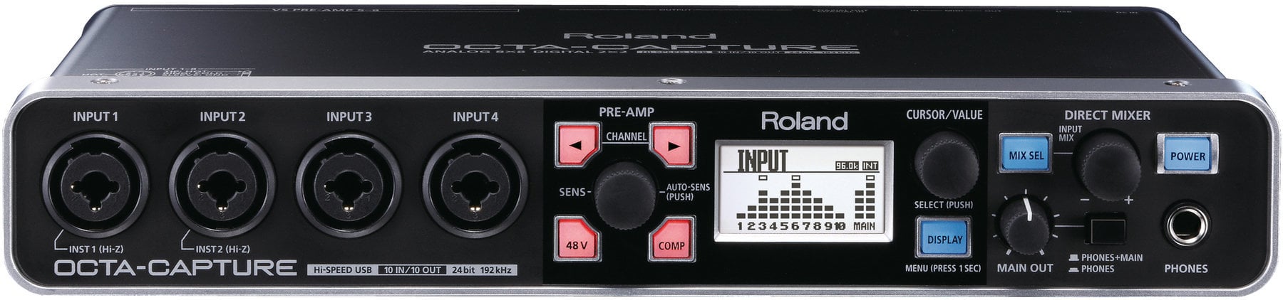USB audio převodník - zvuková karta Roland UA-1010 Octa Capture