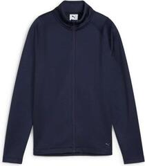 Mikina/Svetr Puma Womens Waffle Fleece Full Zip Deep Navy
