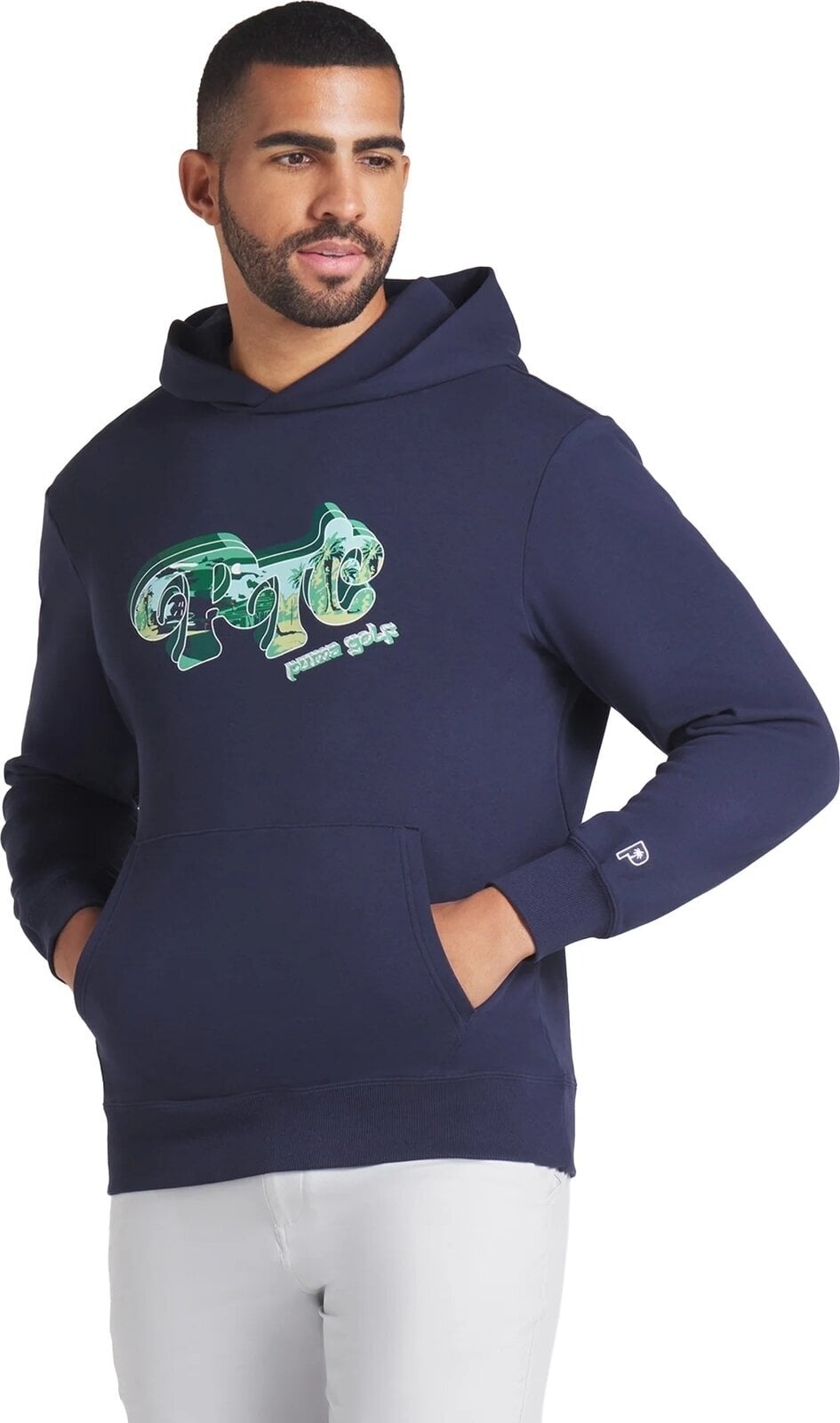 Суичър/Пуловер Puma X PTC Deep Navy M Суитшърт c kачулка 