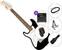 Elektrická gitara Fender Squier Mini Stratocaster IL LH SET 2 Black Elektrická gitara