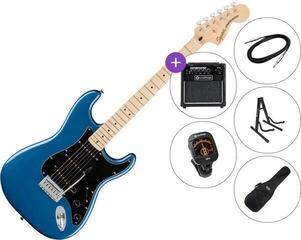 Elektrische gitaar Fender Squier Affinity Series Stratocaster SET 2 Lake Placid Blue Elektrische gitaar