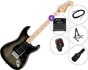Електрическа китара Fender Squier Affinity Series Stratocaster FMT SET 2 Black Burst Електрическа китара