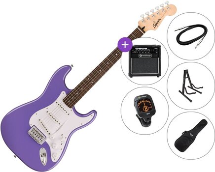Guitarra elétrica Fender Squier Sonic Stratocaster LRL SET 2 Ultraviolet Guitarra elétrica - 1