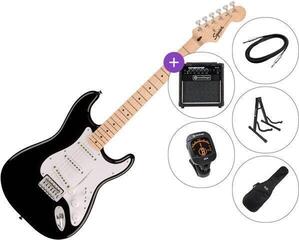 Guitarra elétrica Fender Squier Sonic Stratocaster MN SET 2 Black Guitarra elétrica