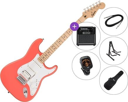 Sähkökitara Fender Squier Sonic Stratocaster HSS MN SET 2 Tahitian Coral Sähkökitara - 1