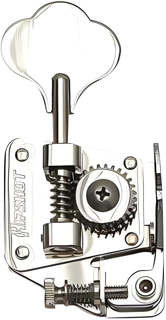 Basszusgitár hangolókulcs Hipshot 20200N Nikkel Basszusgitár hangolókulcs (Mint új)