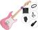 Fender Squier Sonic Stratocaster HT H MN SET 2 Flash Pink Chitară electrică