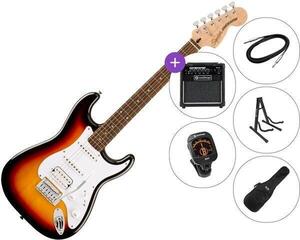 Chitarra Elettrica Fender Squier Affinity Series Stratocaster Junior HSS LRL SET 2 3-Color Sunburst Chitarra Elettrica