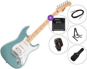 Elektrische gitaar Fender Squier FSR Sonic Stratocaster HSS MN SET 2 Sonic Gray Elektrische gitaar