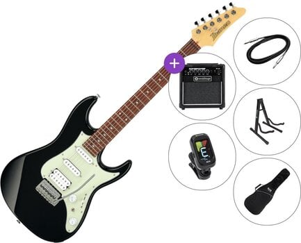 Електрическа китара Ibanez AZES40-BK SET 2 Black Електрическа китара - 1