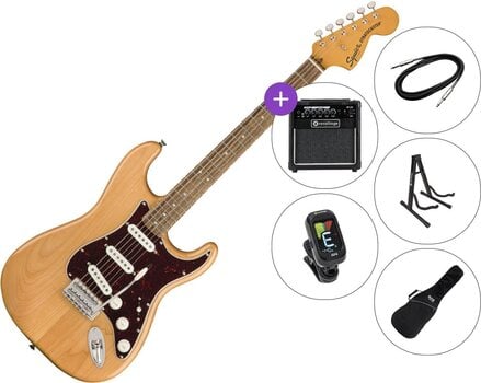 Elektrická gitara Fender Squier Classic Vibe '70s Stratocaster IL SET 2 Natural Elektrická gitara - 1